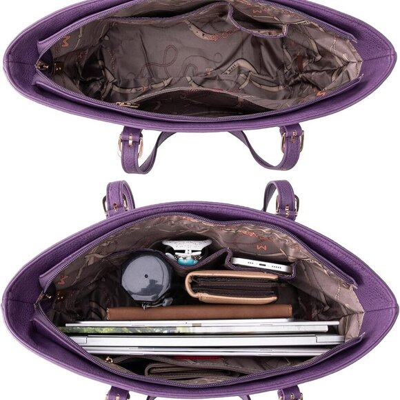 Purses for Women Tote Bag 3Pcs Set Leopard Print Satchel Handbags - Picture 6 of 7